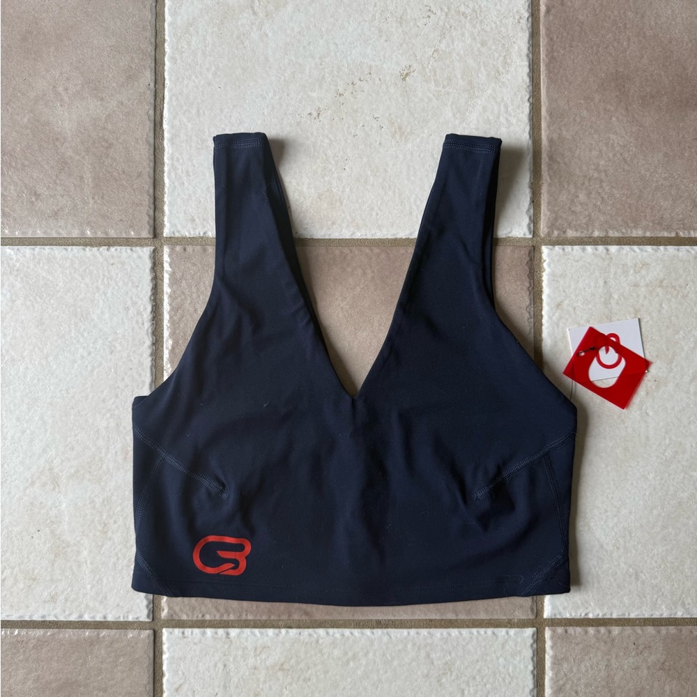 New With Tags - CycleBar Navy Blue Sports Crop Cami